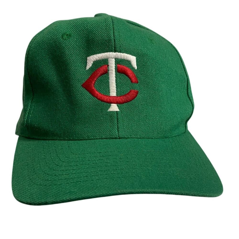 VTG Minnesota Twins Green Hat Cap Snapback MLB Baseball Twins Enterprise USA
